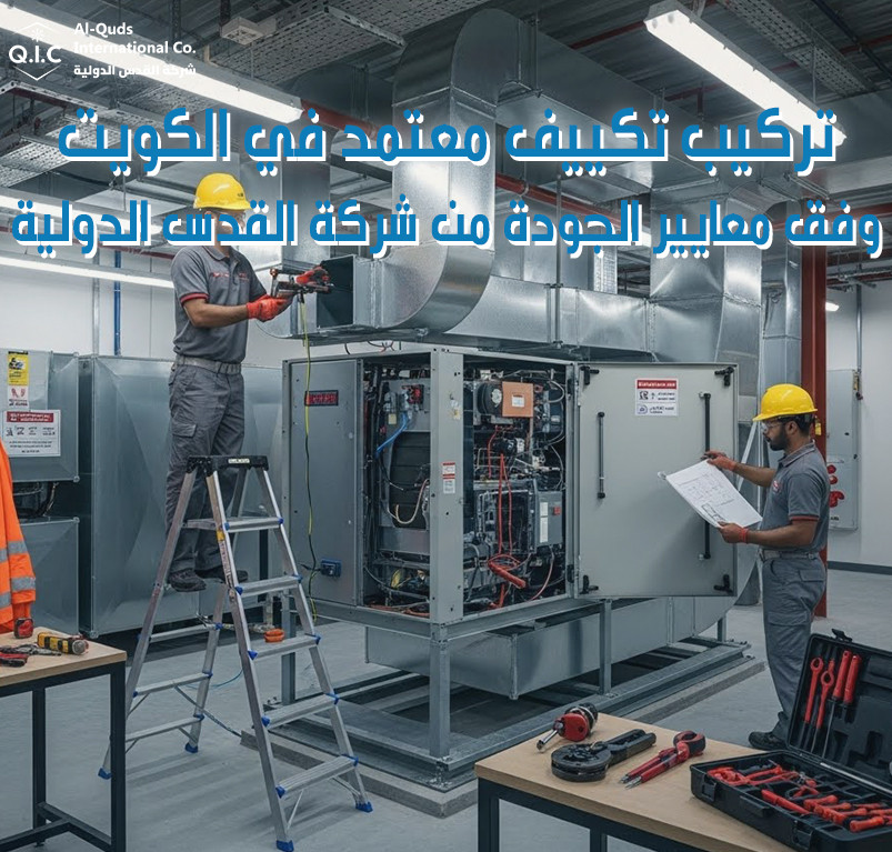 تركيب تكييف معتمد في الكويت وفق معايير الجودة من شركة القدس الدولية