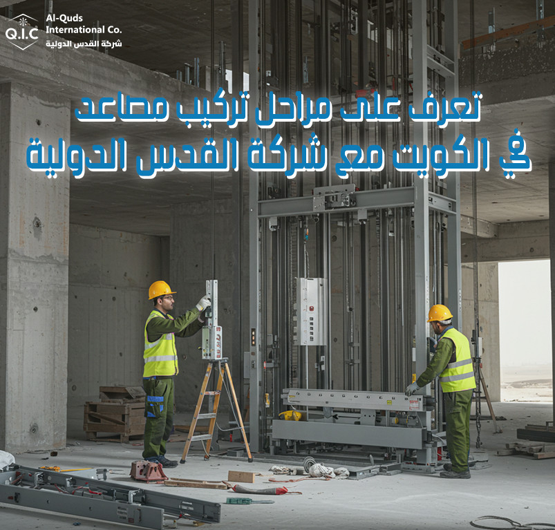 تعرف على مراحل تركيب مصاعد في الكويت مع شركة القدس الدولية