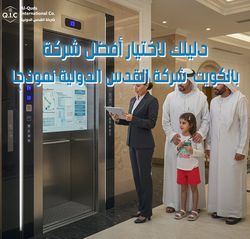 دليلك لاختيار أفضل شركة مصاعد بالكويت شركة القدس الدولية نموذجًا