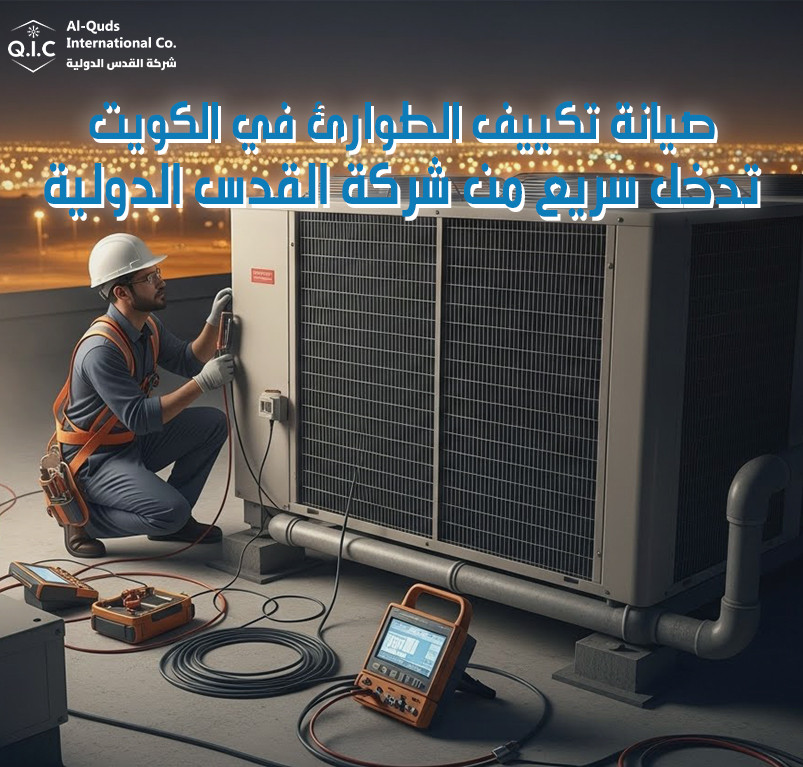 صيانة تكييف الطوارئ في الكويت تدخل سريع من شركة القدس الدولية