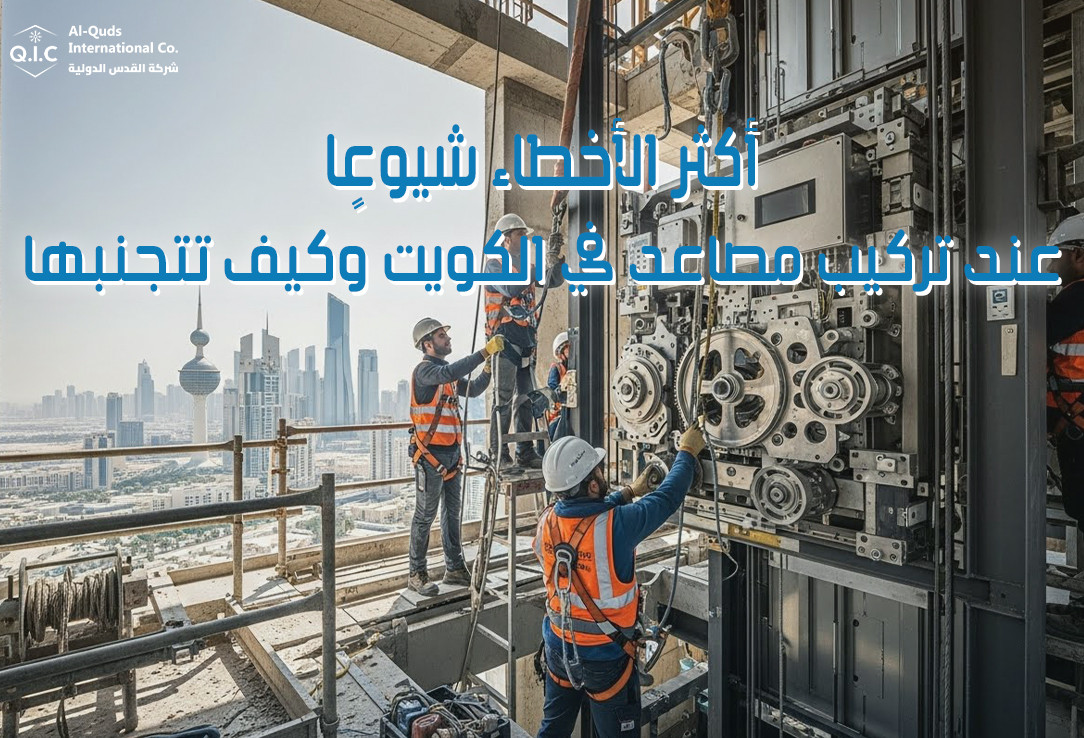 أكثر الأخطاء شيوعًا عند تركيب مصاعد في الكويت وكيف تتجنبها