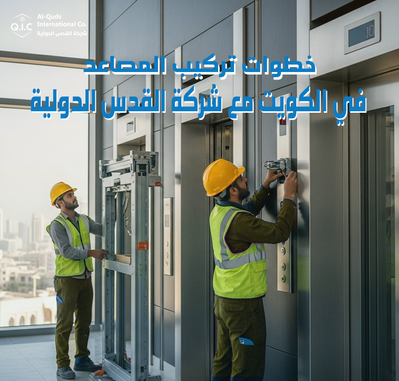 خطوات تركيب المصاعد في الكويت مع شركة القدس الدولية
