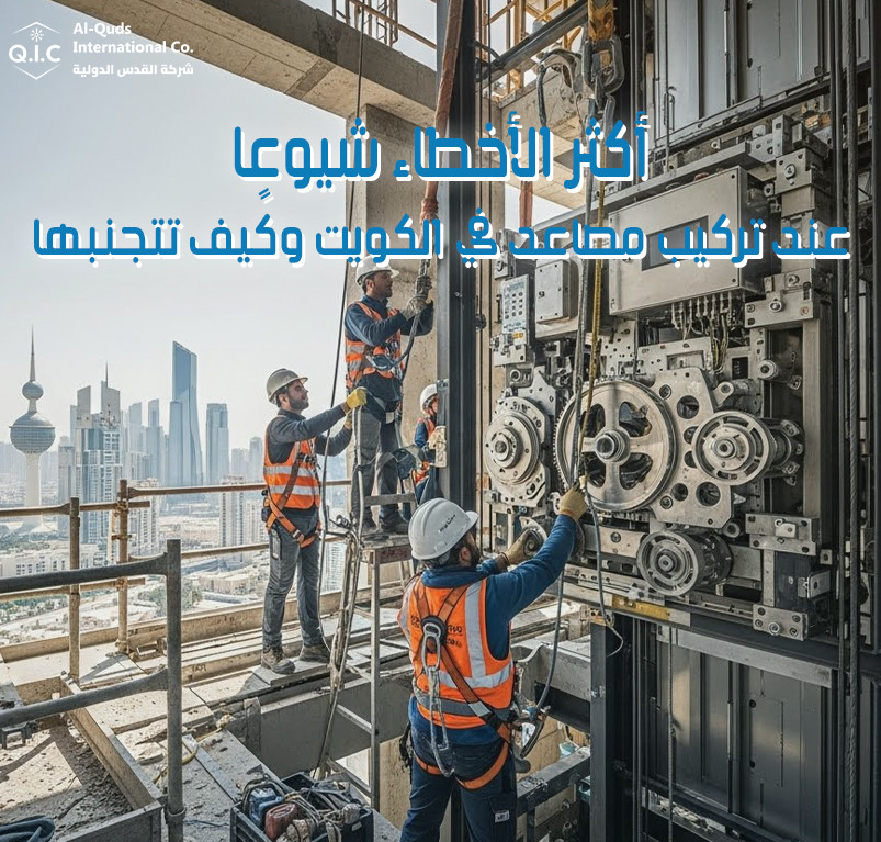 أكثر الأخطاء شيوعًا عند تركيب مصاعد في الكويت وكيف تتجنبها