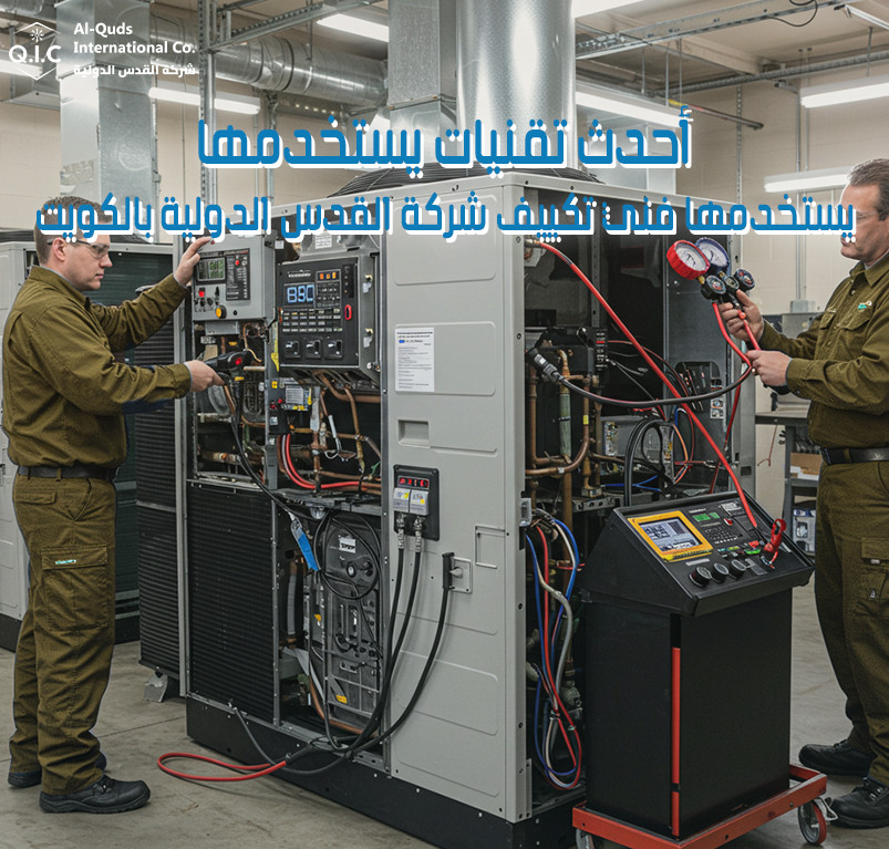 أحدث تقنيات يستخدمها فني تكييف شركة القدس الدولية بالكويت